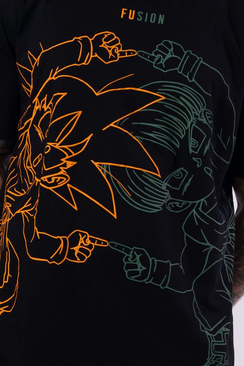 Camiseta Dragon Ball Z Fusion Goten e Trunks