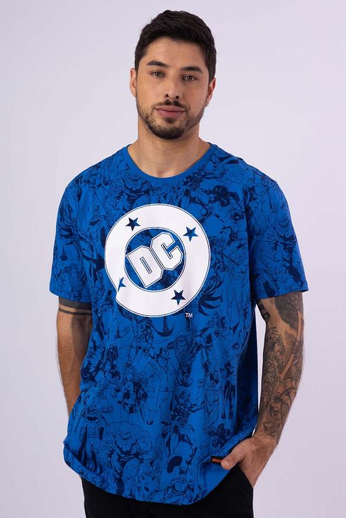 Camiseta Full Print DC Comics Studios Logo