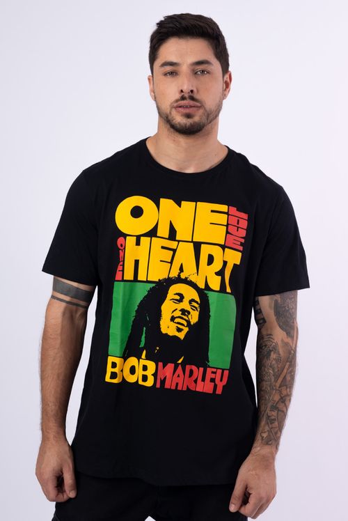 Camiseta Bob Marley One Heart