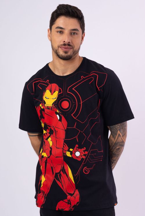 Camiseta Marvel Homem de Ferro Peitoral
