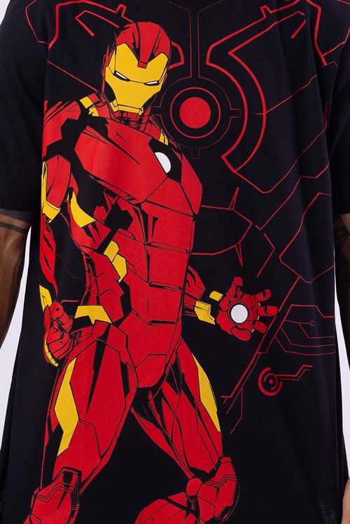 Camiseta Marvel Homem de Ferro Peitoral