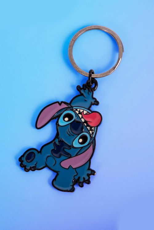 Chaveiro de Metal Disney Stitch Sorriso