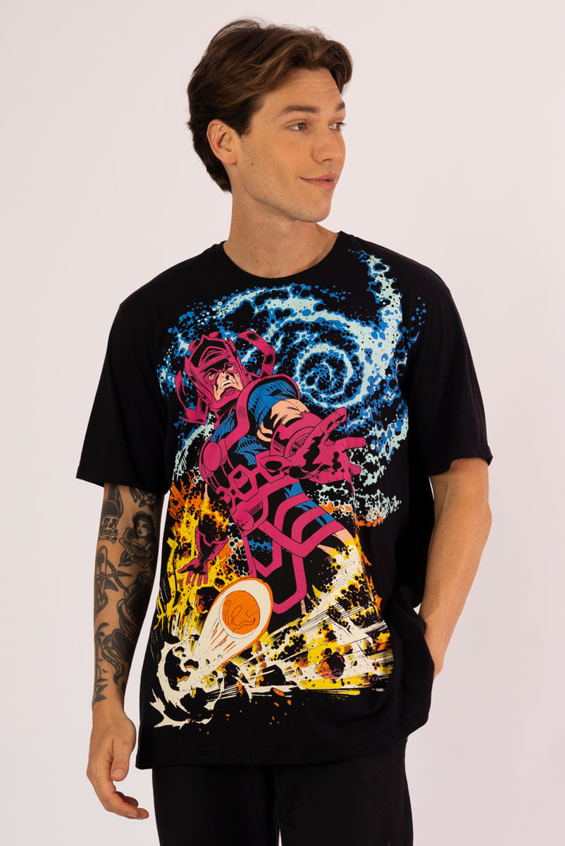 Camiseta Marvel Quarteto Fantástico Galactus