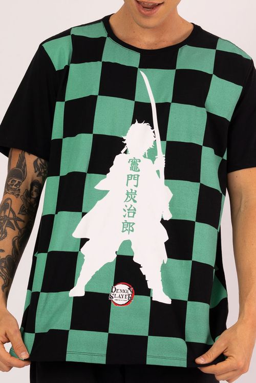 Camiseta Demon Slayer Tanjiro Kamado Silhueta
