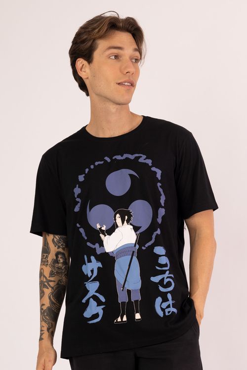 Camiseta Naruto Sasuke Uchiha