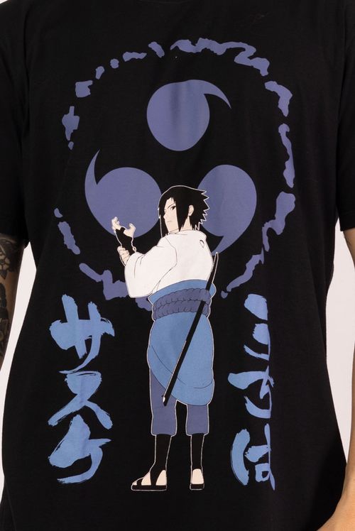 Camiseta Naruto Sasuke Uchiha