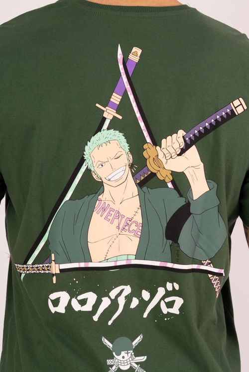 Camiseta One Piece Roronoa Zoro Espadas