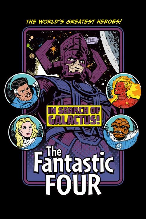 Camiseta Marvel Quarteto Fantástico Search Of Galactus