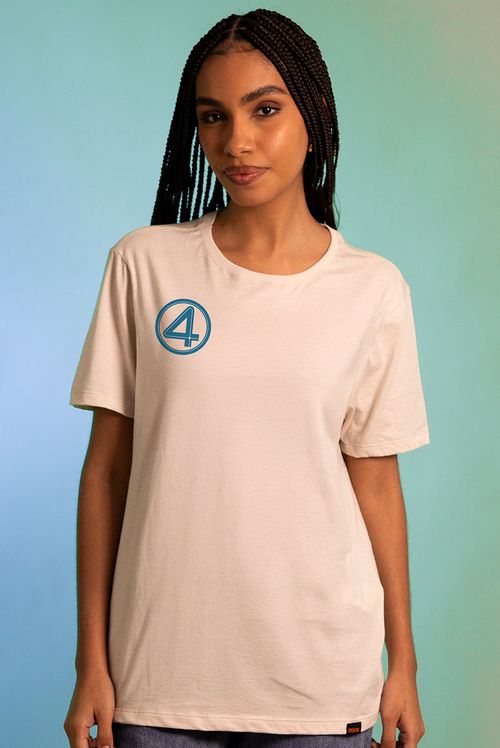 Camiseta Marvel Quarteto Fantástico Uniforme Four