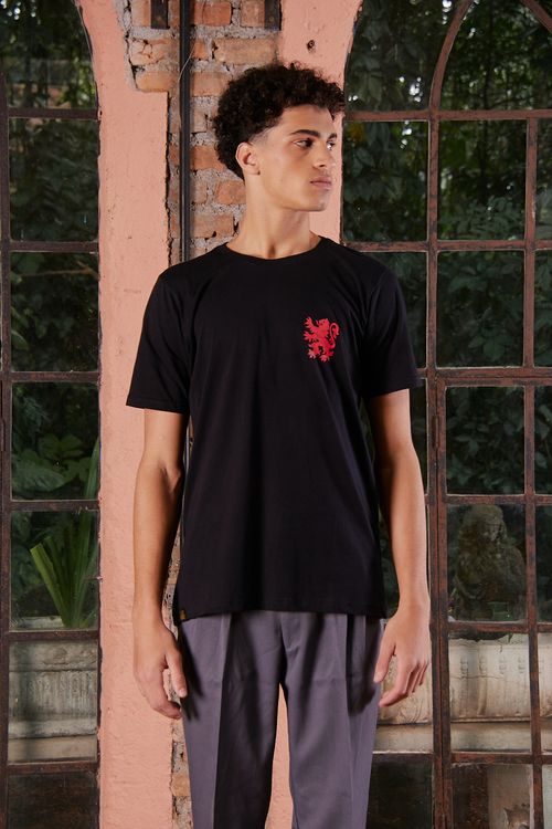 Camiseta Unissex Harry Potter Grifinória - Preto