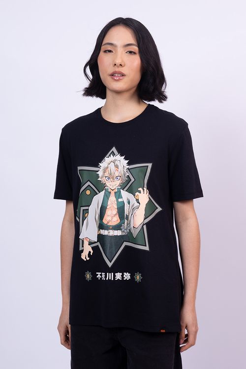 Camiseta Demon Slayer Sanemi Shinazugawa Hashira do Vento