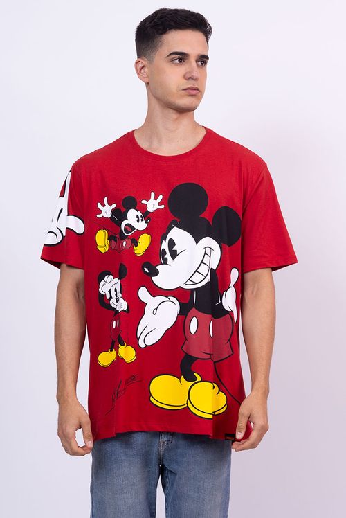 Camiseta Disney Mickey Mouse Caretas