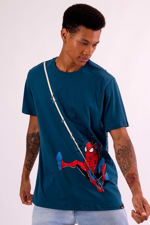 Camiseta Marvel Homem-Aranha e Duende Verde