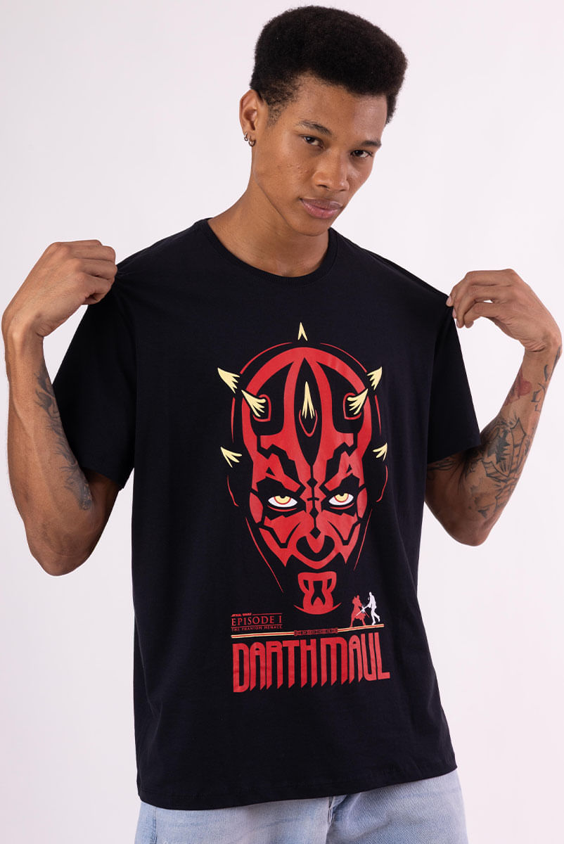 90's STAR WARS ep1 Darth Maul Tシャツ Camiseta Star Wars Darthmaul Episode I: A Ameaça Fantasma