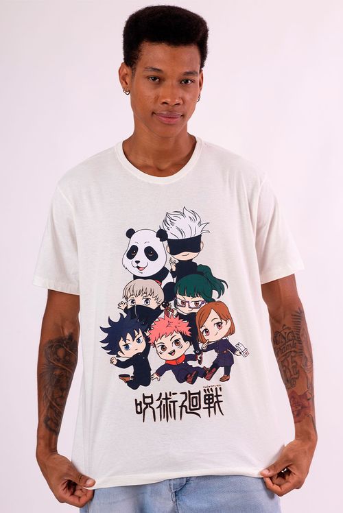 Camiseta Jujutsu Kaisen Personagem Chibi