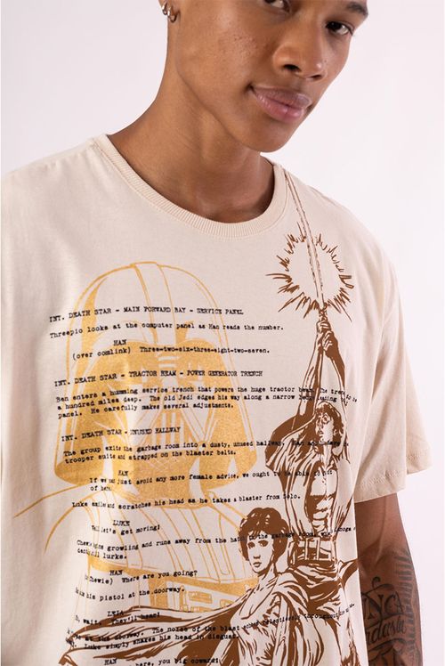 Camiseta Star Wars Classic Roteiro