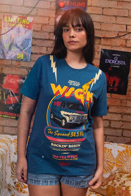 Camiseta Stranger Things WSQK Van