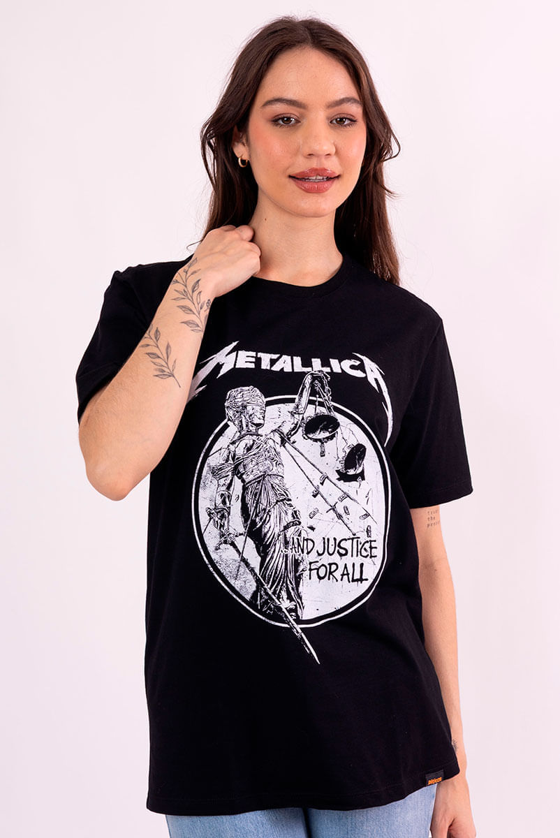 LLICA AND JUSTICE FOR ALL Tシャツ　Mサイズ Camiseta Metallica And Justice For All
