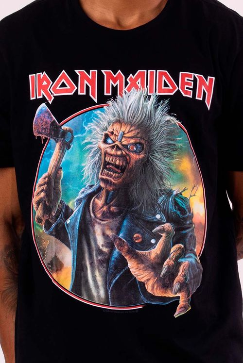 Camiseta Iron Maiden Run For Your Lives