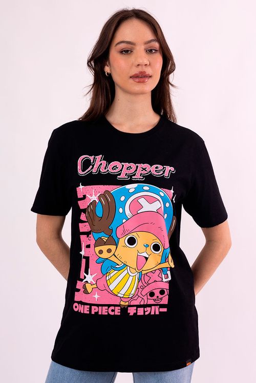 Camiseta One Piece Chopper Alegre