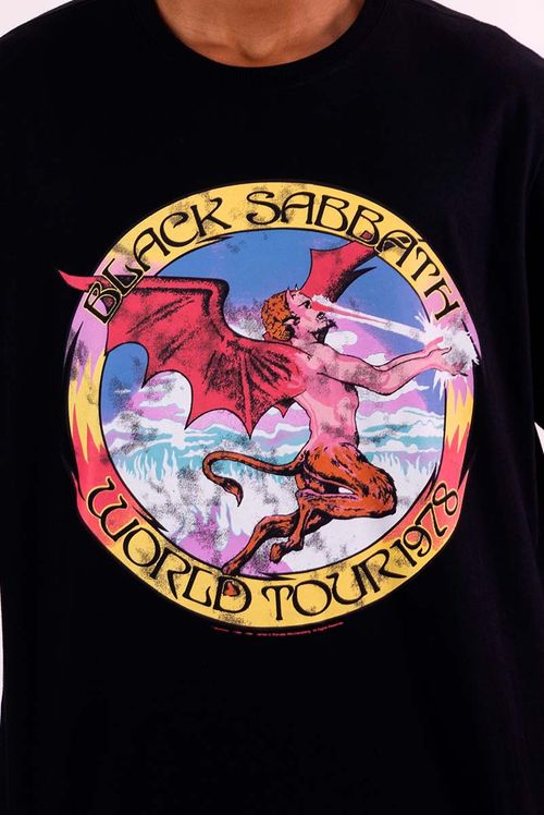 Camiseta Black Sabbath World Tour 1978