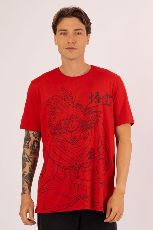 Camiseta Dragon Ball Z Goku Red