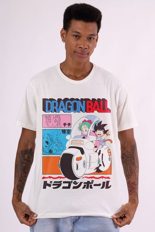 Camiseta Dragon Ball Bulma E Goku