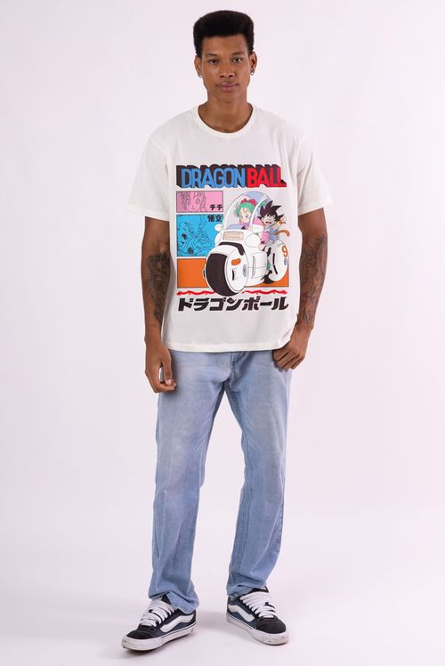 Camiseta Dragon Ball Bulma E Goku