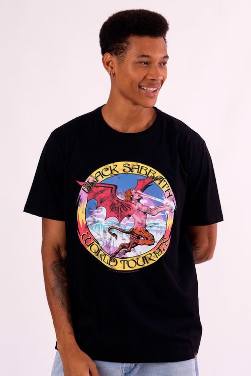 Camiseta Black Sabbath World Tour 1978