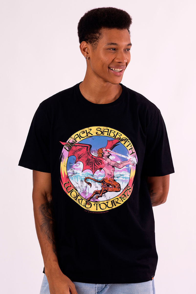 Camiseta Black Sabbath World Tour 1978