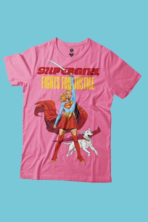 Camiseta DC Comics Supergirl Fights For Justice