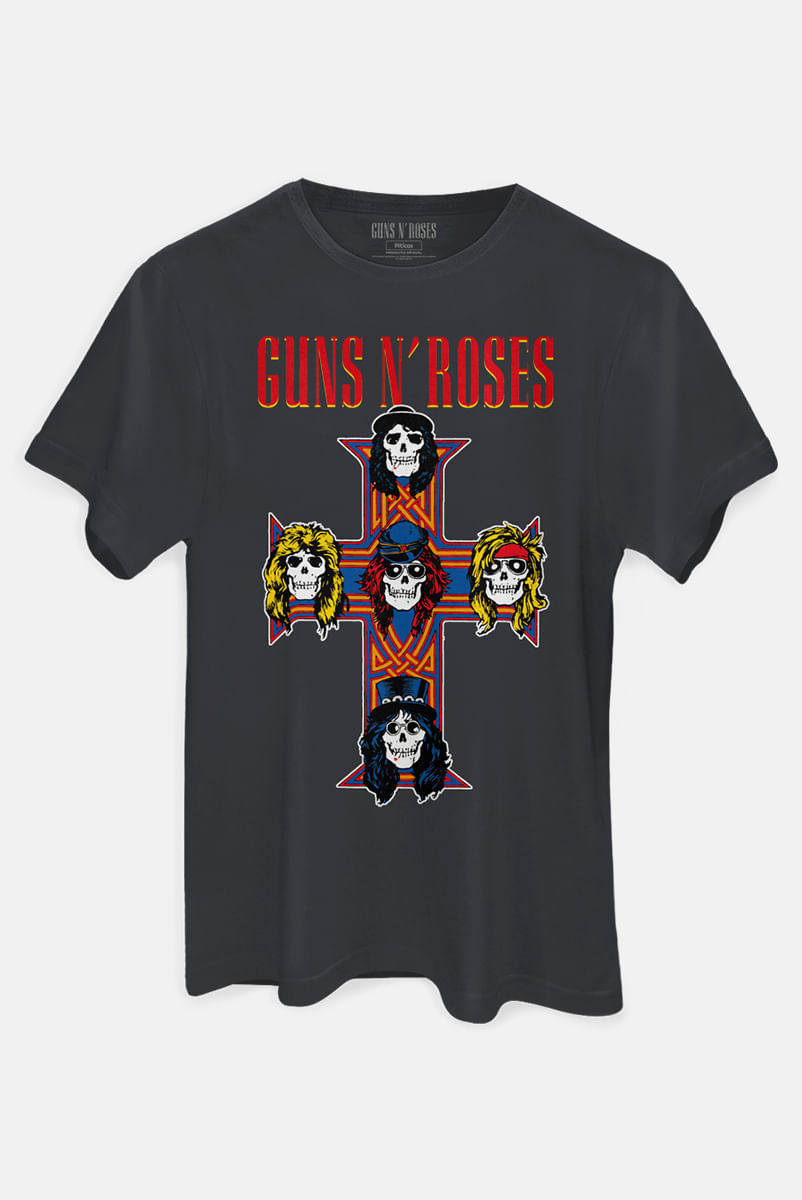 GUNS N' ROSES スカルデザイン Tシャツ Lサイズ Camiseta Guns N Roses Skull