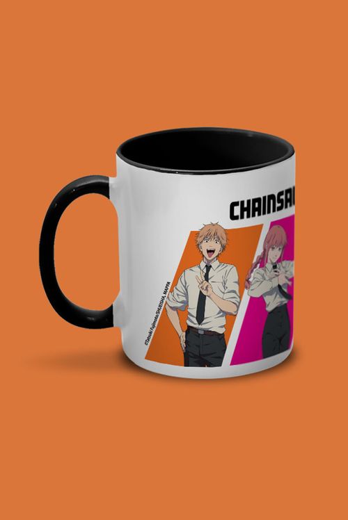 Caneca Chainsaw Man Personagens