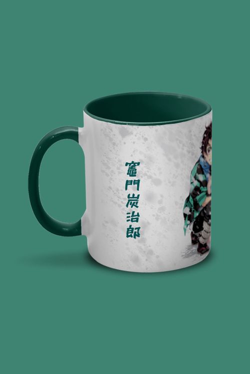 Caneca Demon Slayer Tanjiro e Nezuko