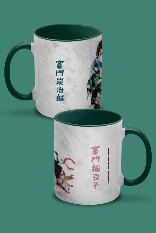 Caneca Demon Slayer Tanjiro e Nezuko