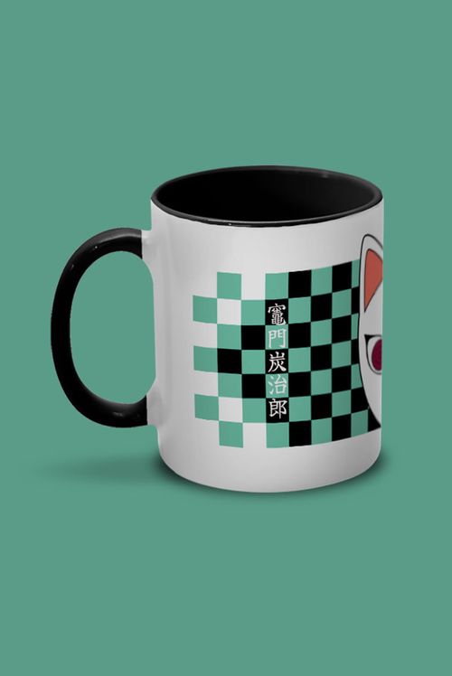 Caneca Demon Slayer Máscara Kitsune
