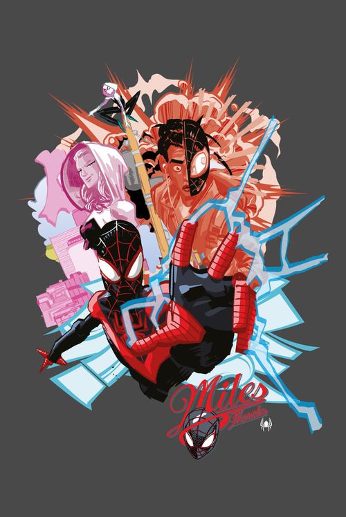 Camiseta Marvel Homem Aranha Miles Morales