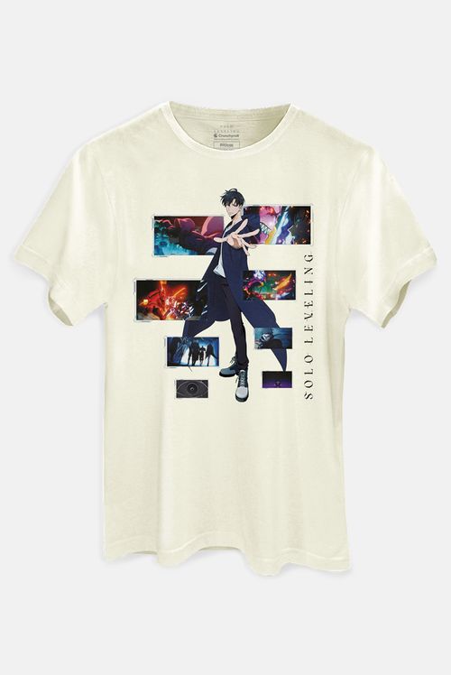 Camiseta Solo Leveling Sung Jin-Woo Cenas