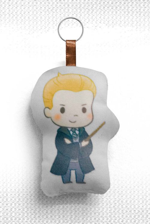 Chaveiro de Tecido Harry Potter Draco Malfoy