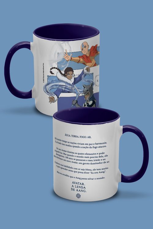 Caneca Avatar A Lenda de Aang