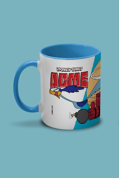 Caneca Looney Tunes Coiote e Papa-Léguas