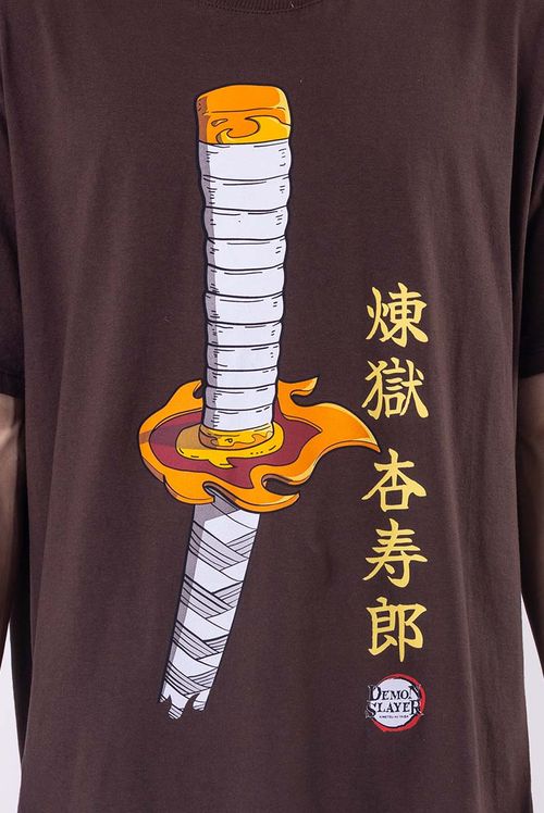 Camiseta Demon Slayer Espada Kyojuro Rengoku