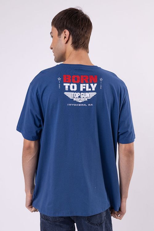 Camiseta Top Gun Born To Fly