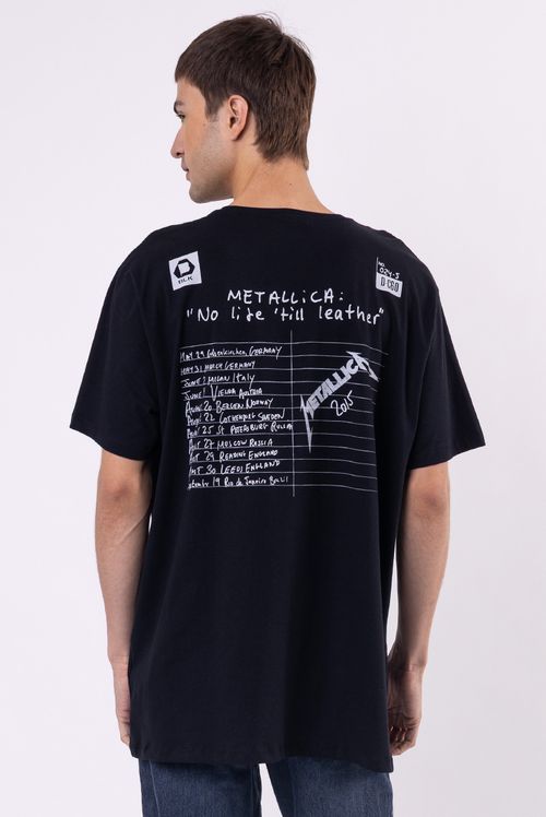 Camiseta Metallica No Life Til Leather 1982