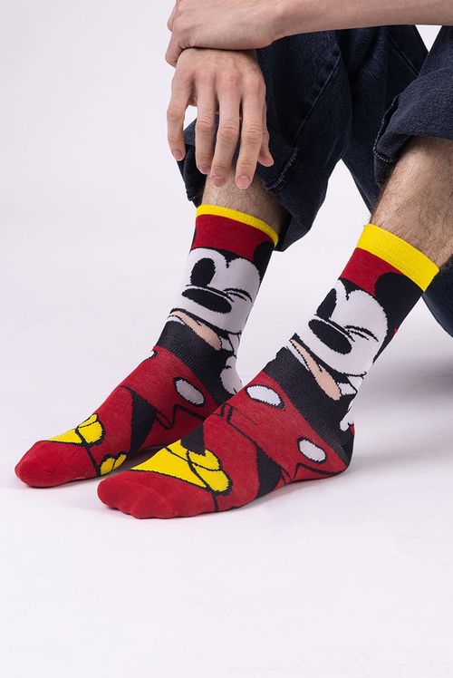 Meia Pé Individual Disney Mickey Mouse