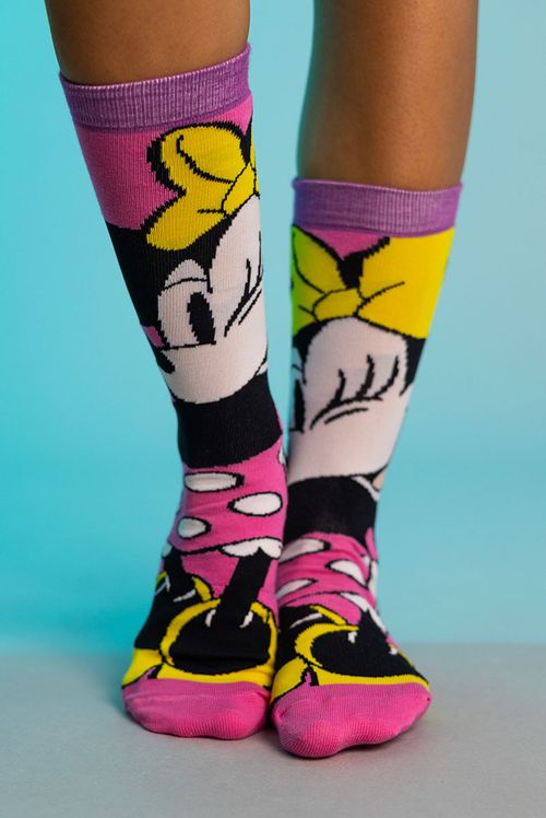 Meia Pé Individual Disney Minnie Mouse