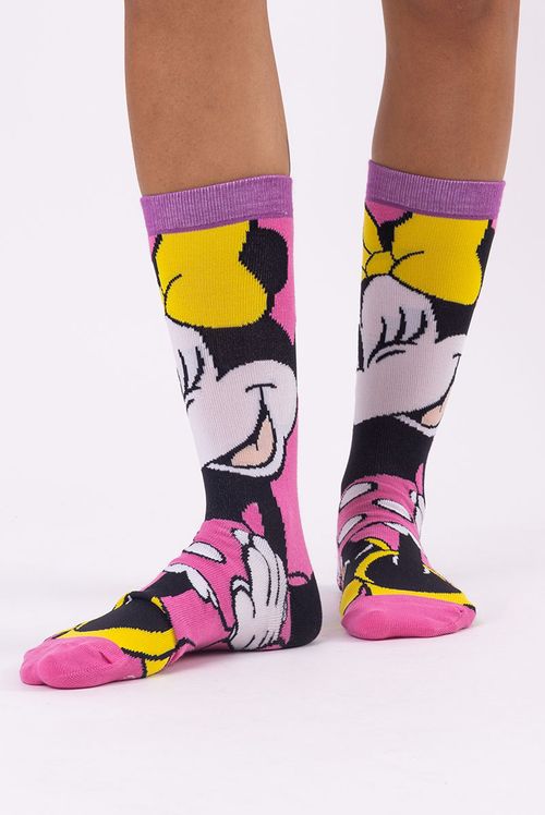 Meia Pé Individual Disney Minnie Mouse