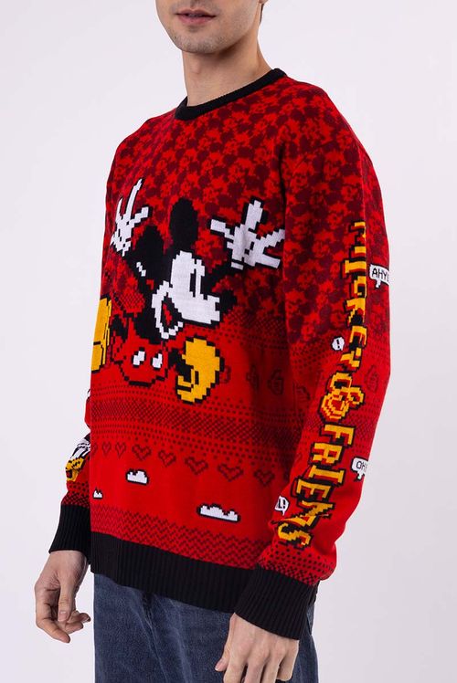 Tricô Disney Mickey e Amigos Oh Boy