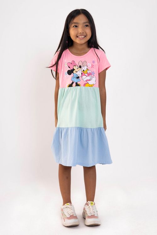 Vestido Infantil Disney Minnie e Margarida