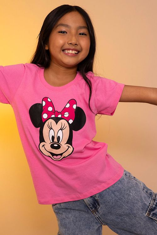 Camiseta Infantil Disney Minnie
